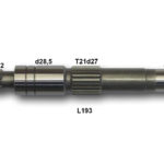 DRIVE SHAFT Ведущий вал L193,4; T21d27,5; T13d21,8