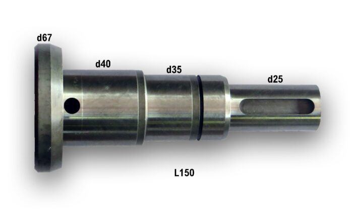 DRIVE SHAFT Ведущий вал шпонка d25 L150
