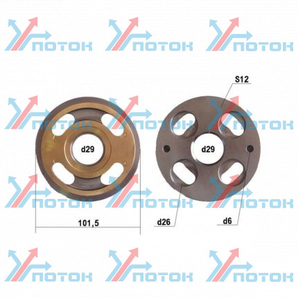 VALVE PLATE Распределитель M