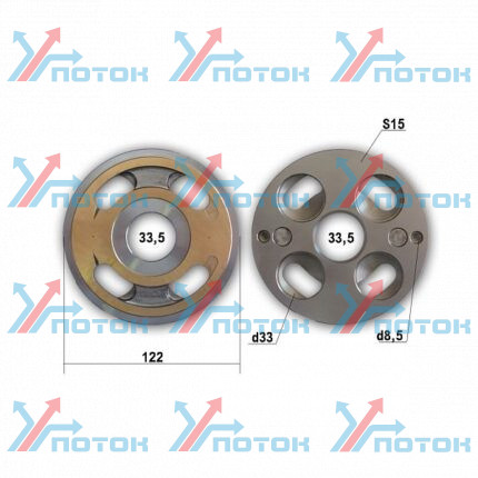 VALVE PLATE Распределитель (малые вставки)